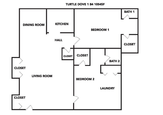 2 Beds • 2 Bath 133 floor plan